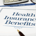 Health insurance paperwork.